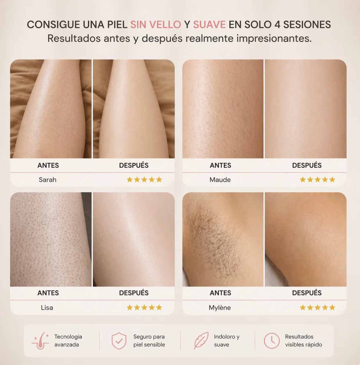 ORLIXE | Depiladora 2 en 1