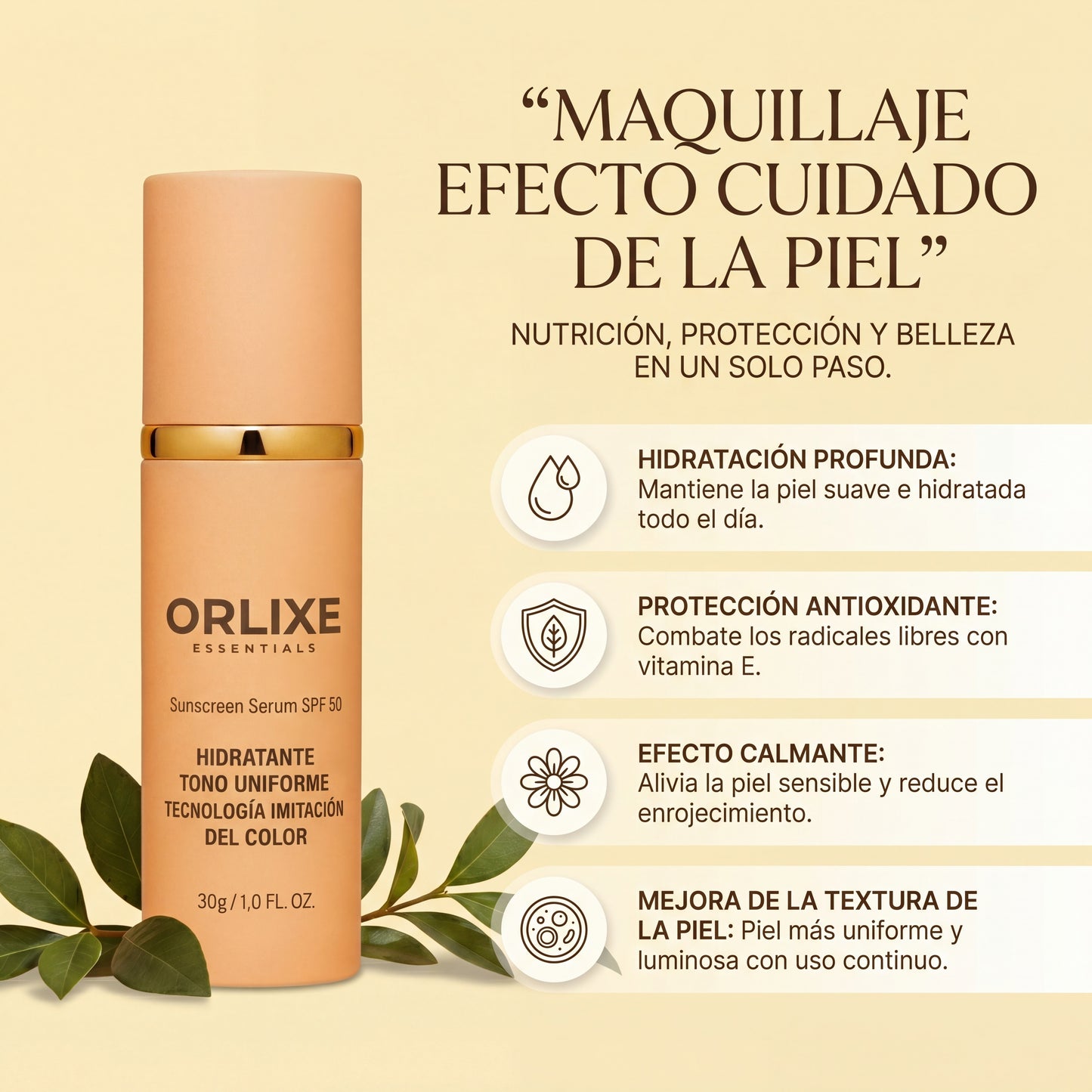 ORLIXE  | Base de Maquillaje 4 en 1